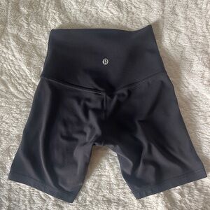 Lululemon biker shorts, size 2, like new